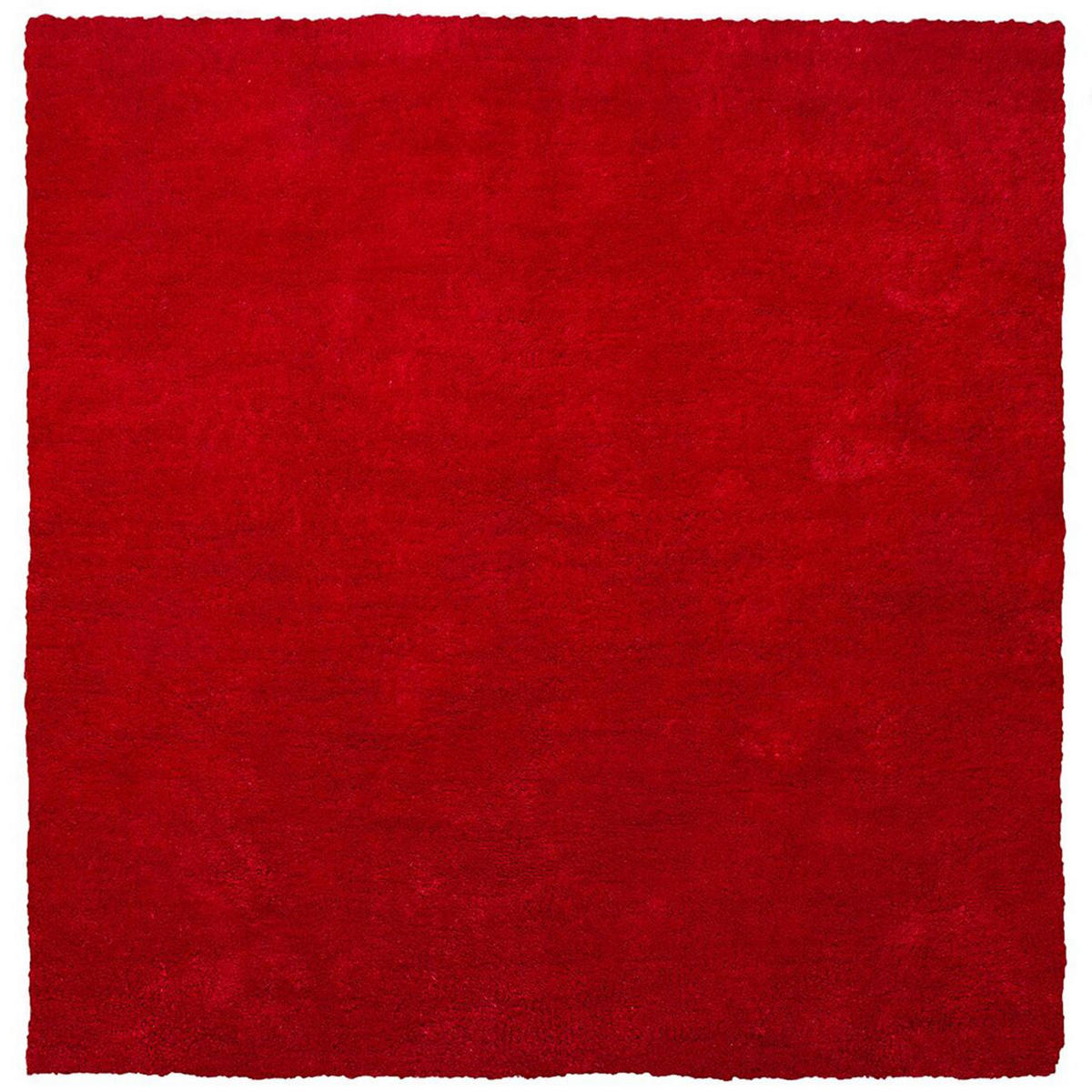 SHAGGY-TEPPICH Demre 200/200 cm - Rot, Kunststoff (200/200cm) - Beliani