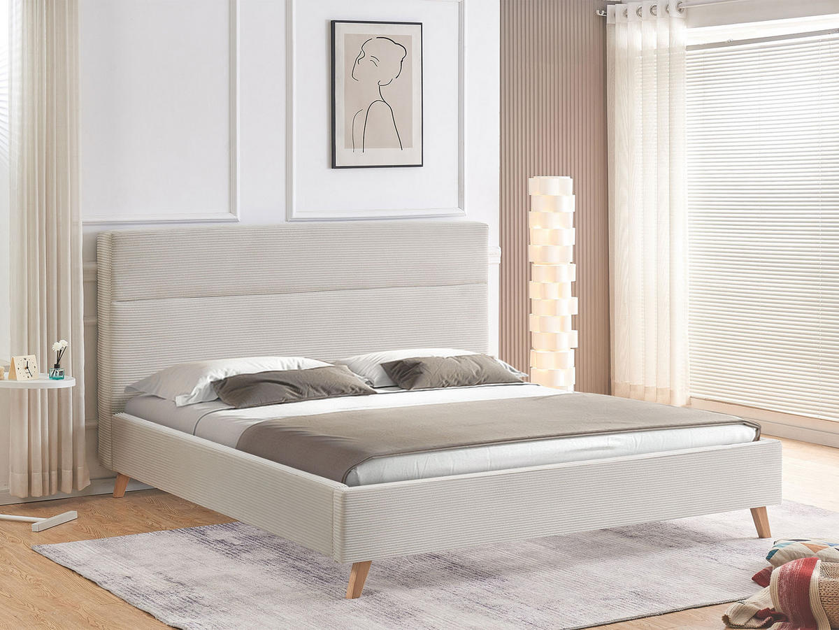 BETT FINN, 180/200/118 cm Grau - Grau, Holz/Holzwerkstoff (200/180cm) - B&D Home