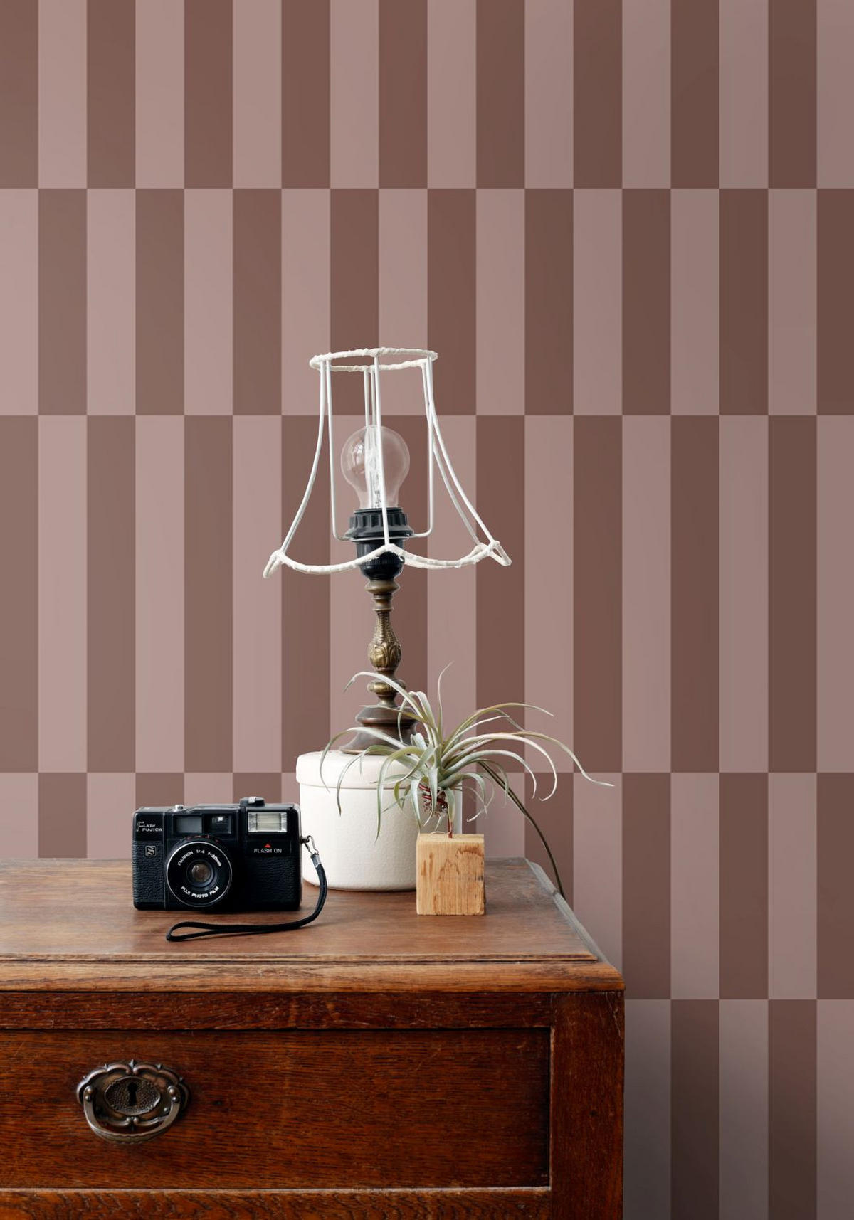 TAPETE Streifen 53 cm x 10.05 m - Lila, Papier (53/1000cm) - ESTAhome