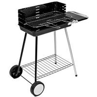 HOLZKOHLEGRILL Milano Schwarz - Schwarz, Metall (45/79.5/84.5cm) - Somagic