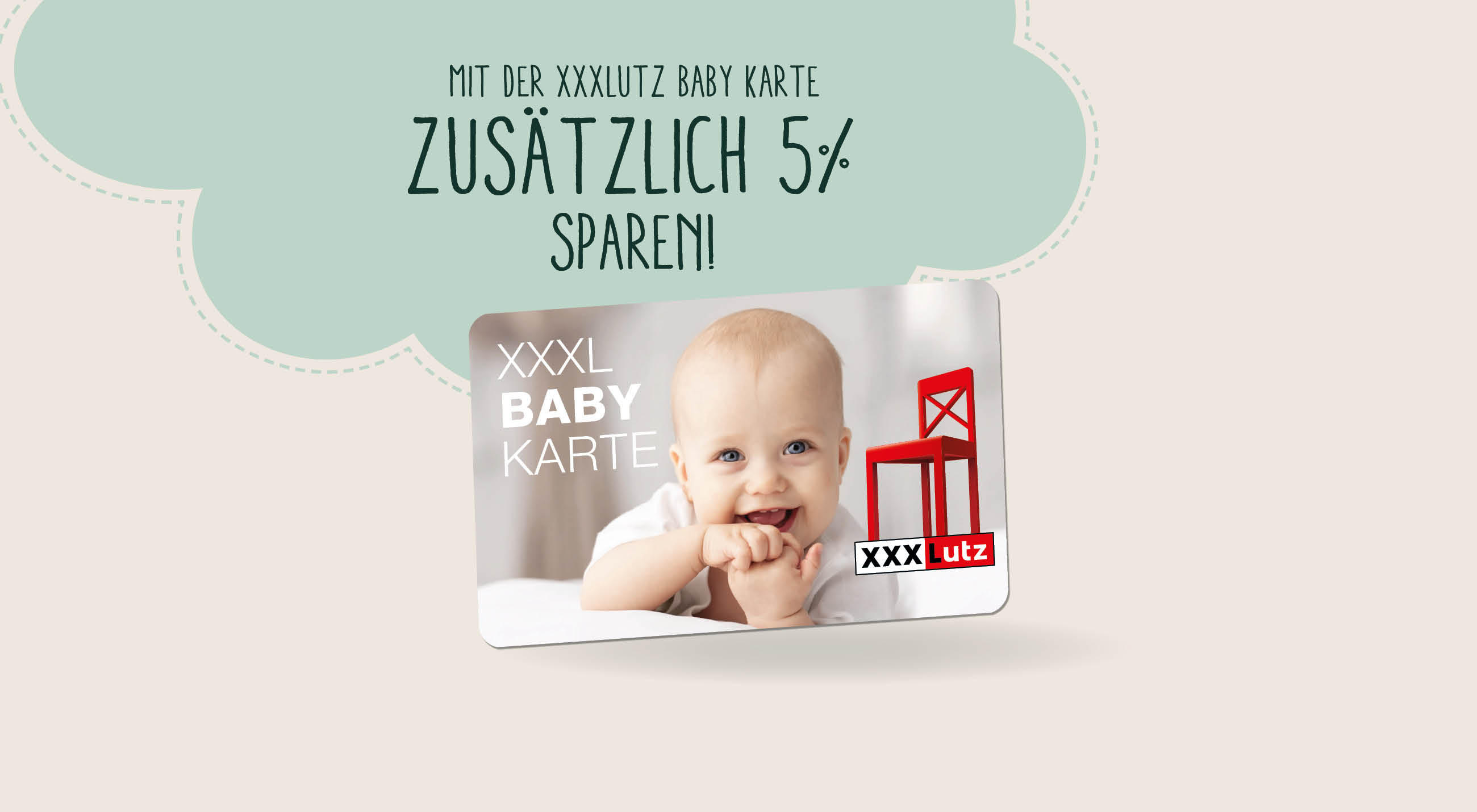 Babykarte - zusätzlich 5% sparen
