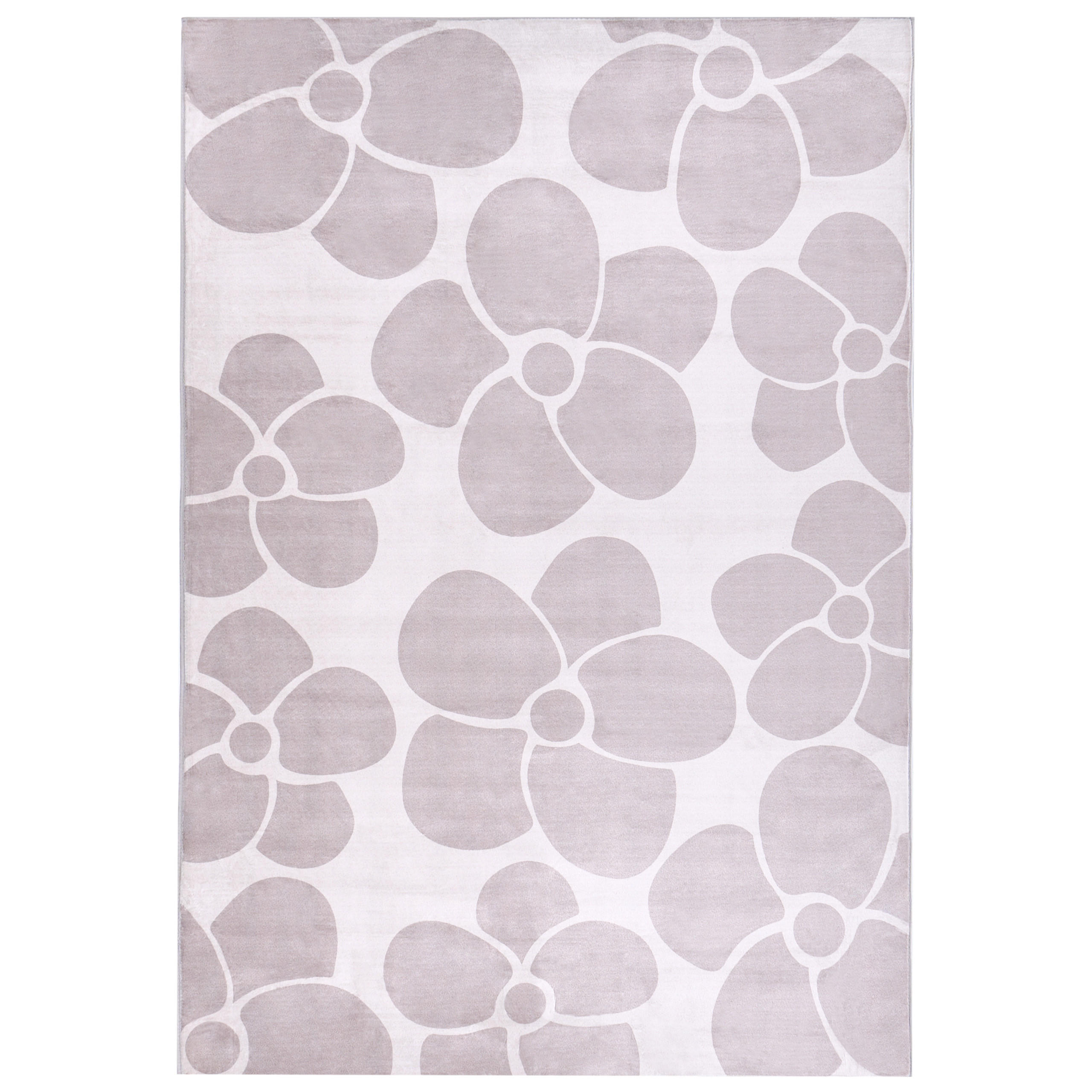 TEPPICH Beige 140/200 cm Akyaka - Beige, Textil (140/200cm) - Beliani