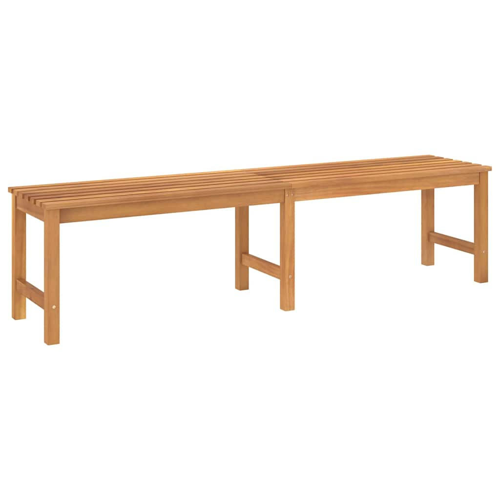 GARTENBANK 180 Cm Massivholz Teak - Braun, Holz (180/45/40cm) - vidaXL