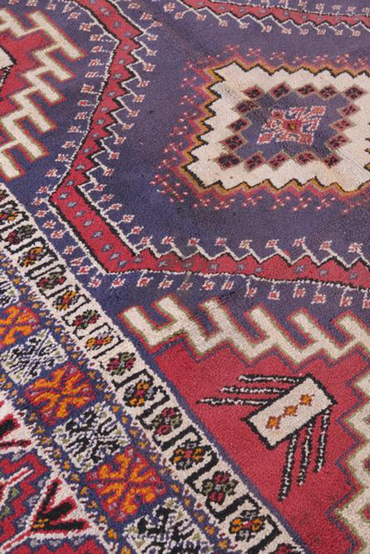 BERBERTEPPICH aus reiner Wolle 171x 263 cm - Multicolor, Naturmaterialien (171/263cm) - AFK Living