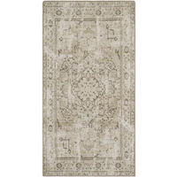 VINTAGE-TEPPICH mit pastellgrünem Blumenmuster Carry 80x150 cm - Beige, Textil (80/150cm) - Nazar Rugs