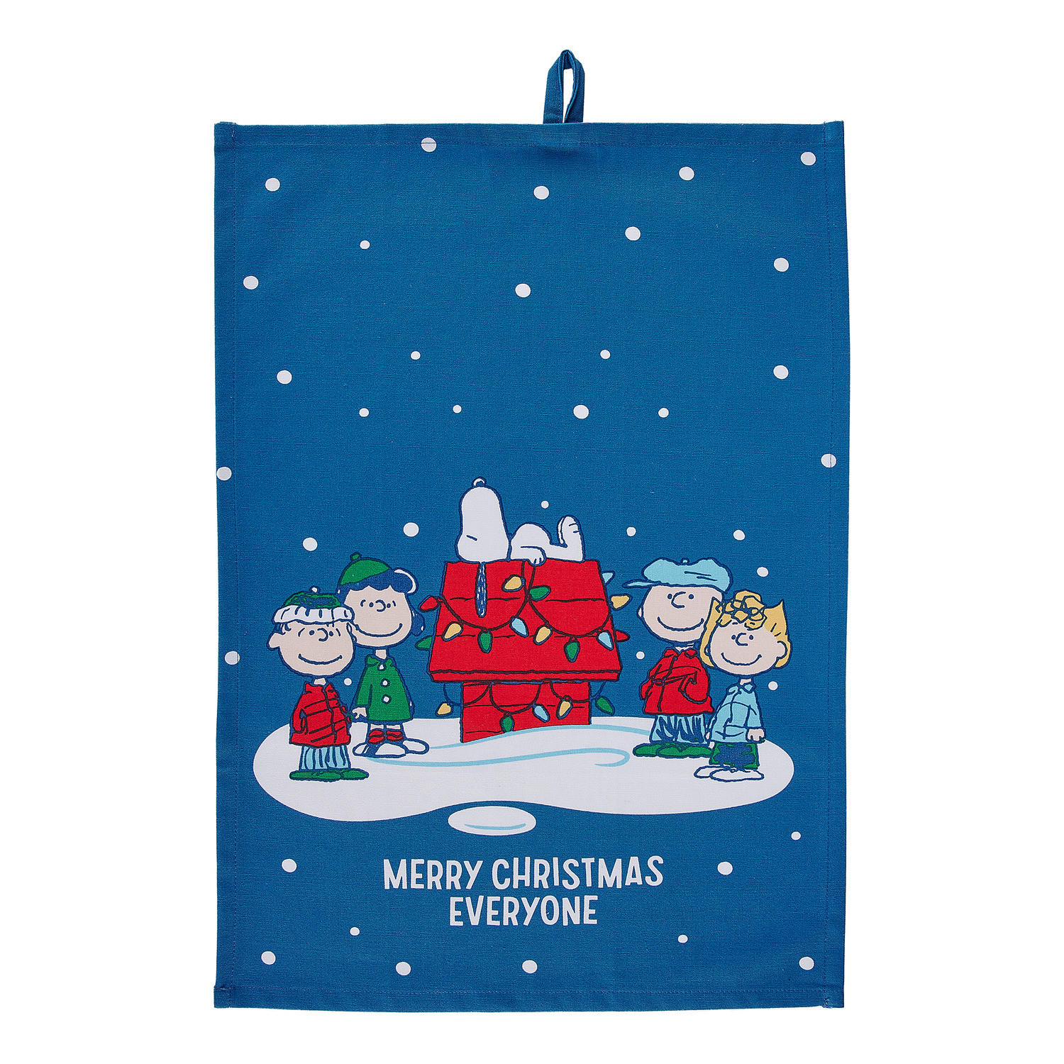 GESCHIRRTUCH Peanuts - Blau, Textil (38/54cm) - Butlers