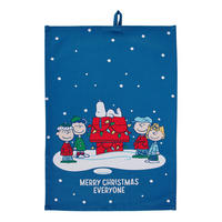 GESCHIRRTUCH Peanuts - Blau, Textil (38/54cm) - Butlers