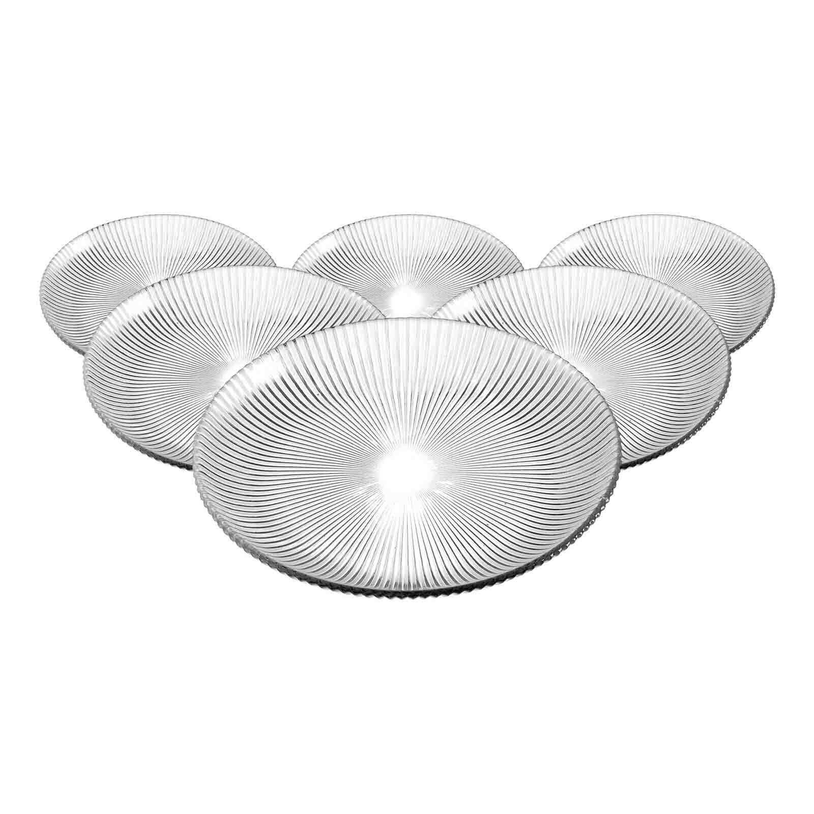 FRÜHSTÜCKSTELLER Unico transparent ø 21 cm 6er Set - Transparent, Glas (21cm) - Ritzenhoff Breker