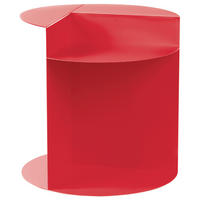 BEISTELLTISCH Metall Rot Taggart - Rot, Metall (40/40/45cm) - Beliani