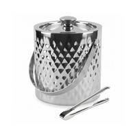 FLASCHENKÜHLER Silber 15/15/18 cm KH1508 - Silberfarben, Metall (15/18cm) - Kinghoff 