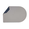 TISCHSET Platzdecke - Vegan Leder - Grau / Blau - Bread - doppelseitig - 44 x 30 cm - Blau, Kunststoff (30/44cm) - Jay Hill