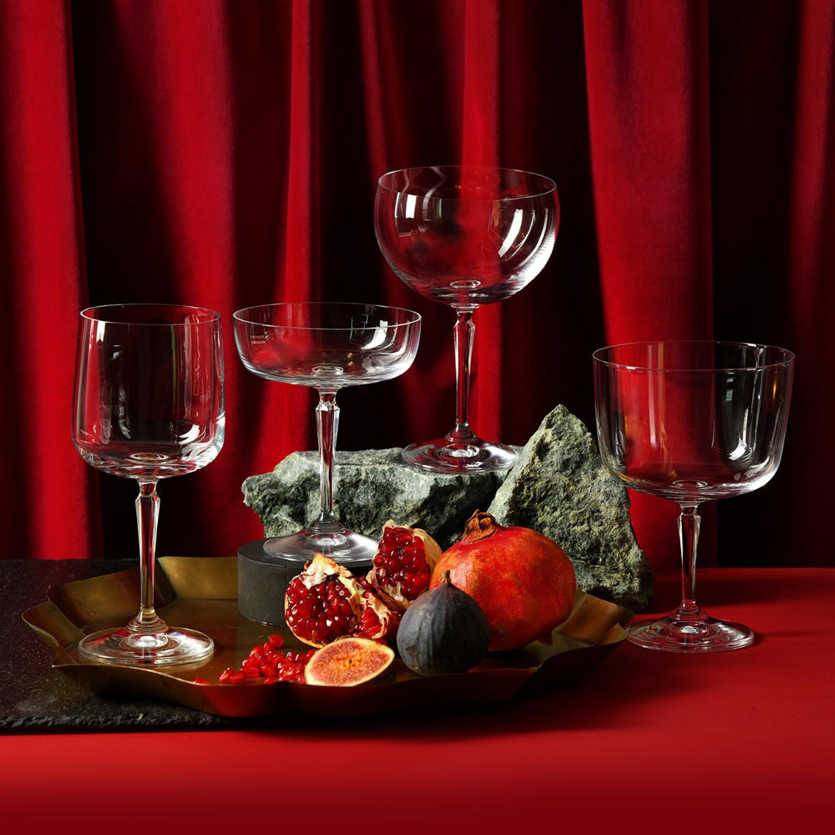 WEINGLÄSER ROMA, 4ER-SET, 360 ML - Transparent, Glas (0.36L) - Krosno Glass