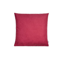 KISSENHÜLLE FarbTon Chenille-Haptik himbeer-rot 40/40 cm - Rot, Textil (40/40cm) - beties Heimtextil