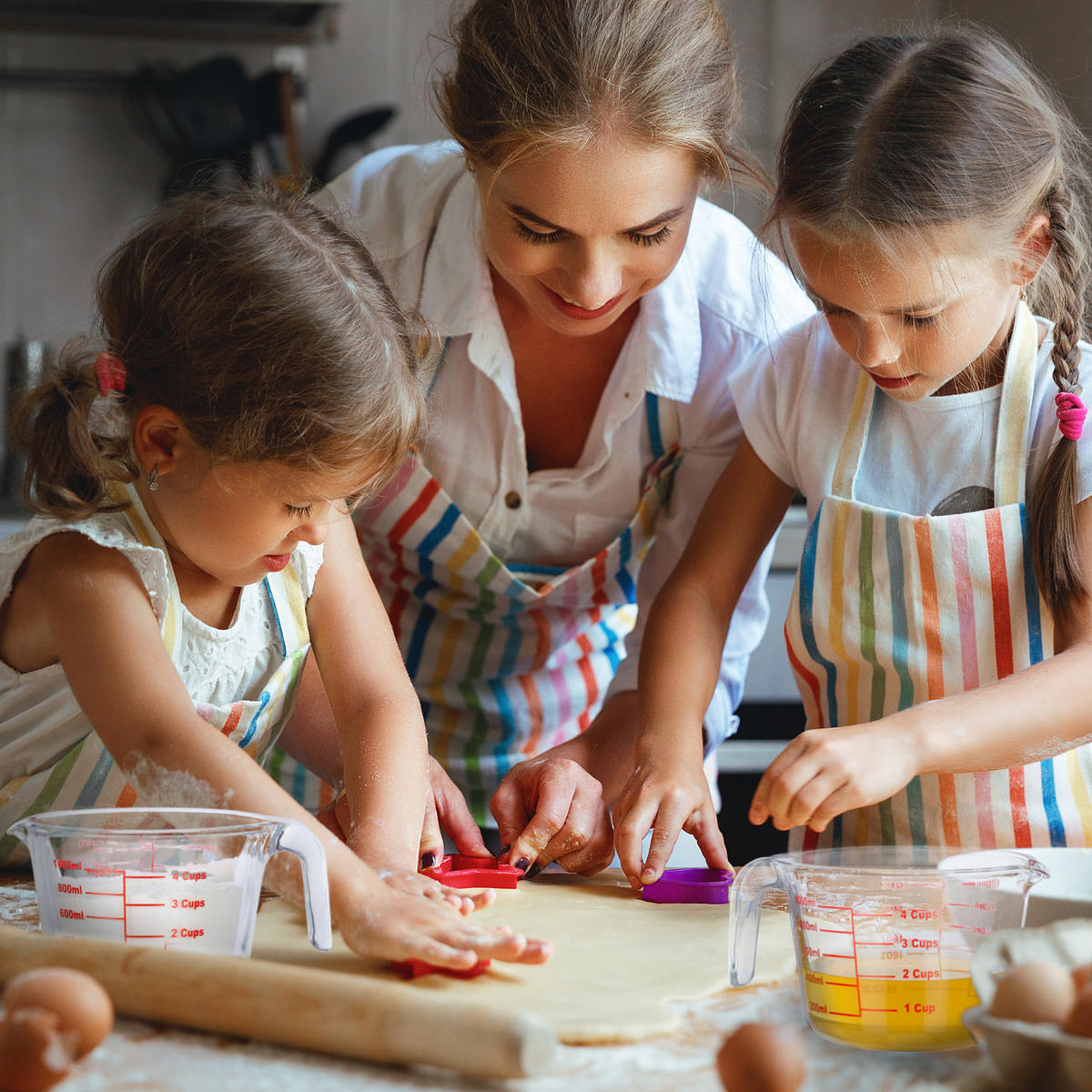 MESSBECHER - Transparent, Glas (1L) - Relaxdays