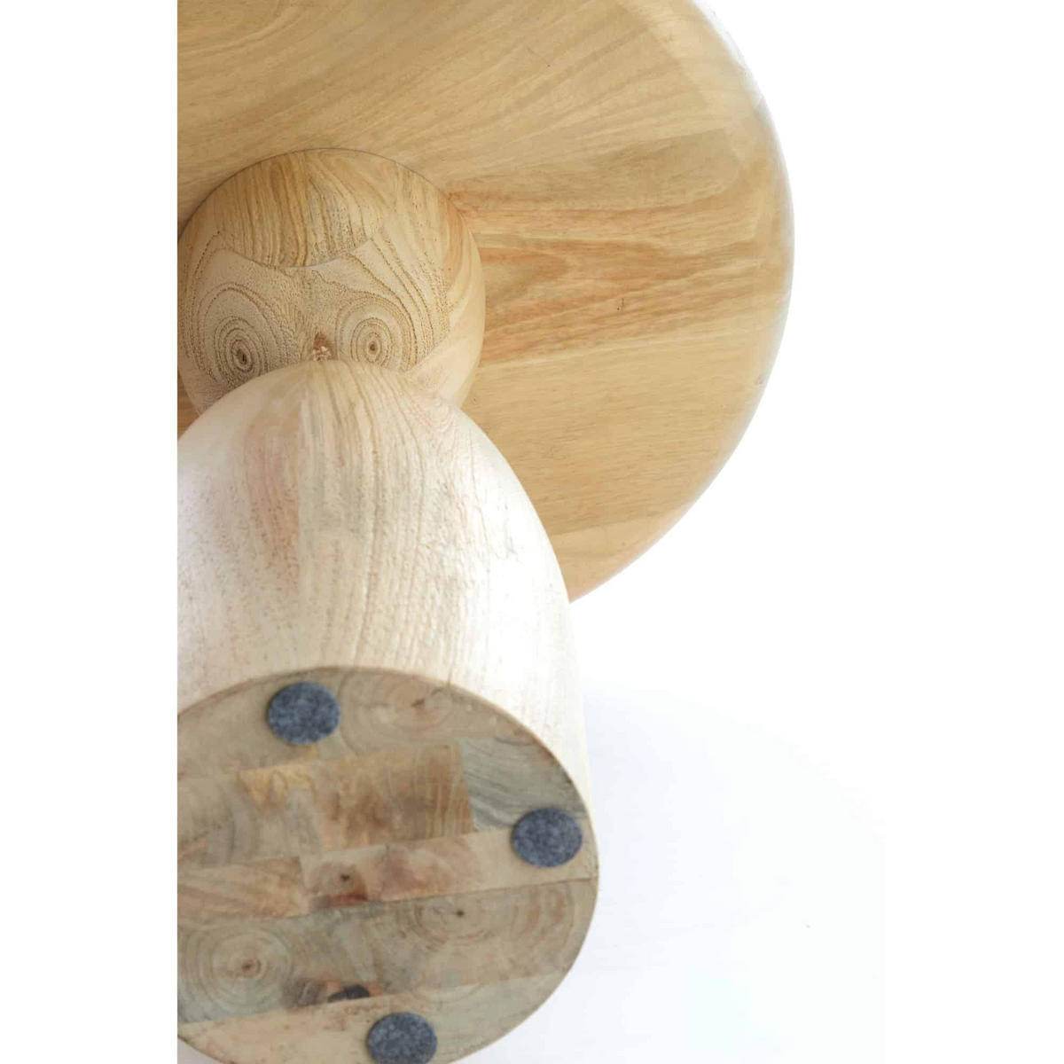 BEISTELLTISCH Torir Natürlich 40/40/50 cm - Hellbraun, Holz (40/40/50cm) - Light & Living