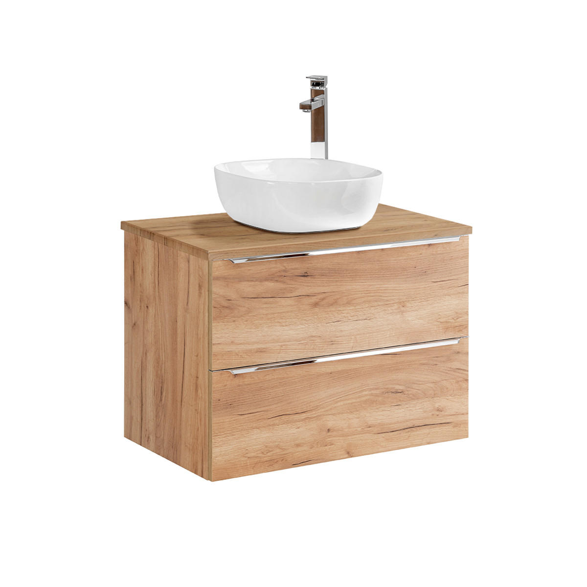 WASCHTISCH 80.4cm April Holz - Braun, Holzwerkstoff (80.4/59/46cm) - Petits-meubles
