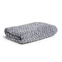HANDTUCH BROOKLYN - Naturfarben/Dunkelblau, Textil (50/100cm) - MÖVE