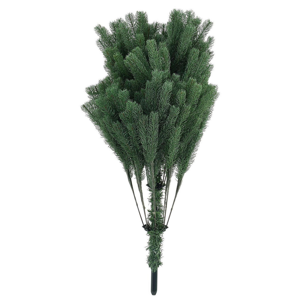 KÜNSTLICHER WEIHNACHTSBAUM Talvi 180 cm mit Metallständer - Grün, Kunststoff (180cm) - Juskys