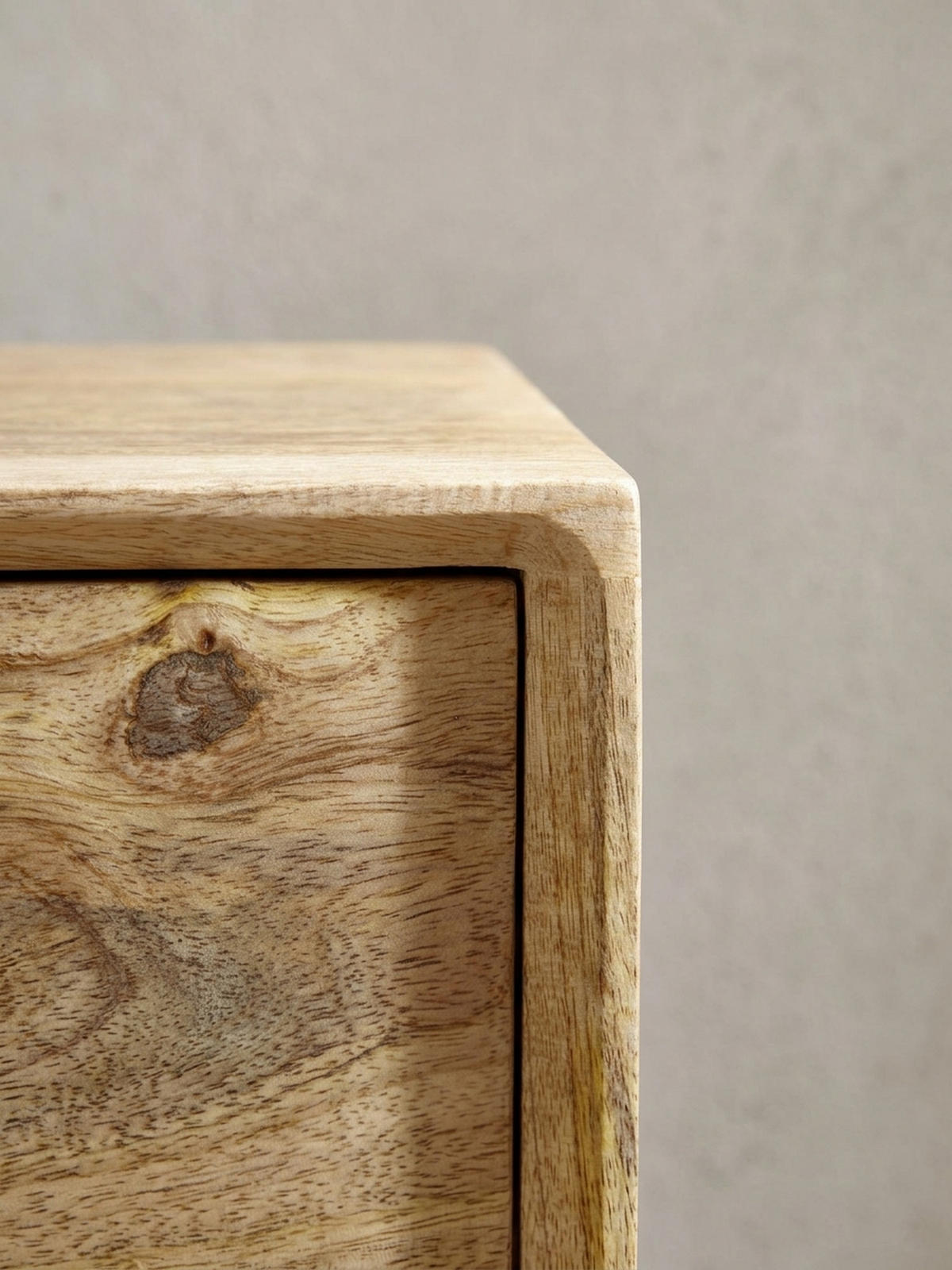 SITZBANK – Mango Holz, Schwarz, Schubladen, Retro-Stil - Schwarz/Braun, Holz/Textil (120/65/40cm) - KADIMA DESIGN