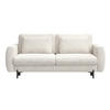 SOFA Rane Cremeweiß mit Schlaffunktion - Creme/Schwarz, Textil/Metall (236/90/102cm) - Selsey