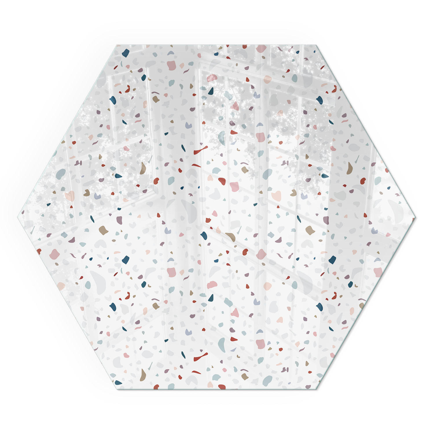 GLASPLATTE für Kamin h40 cm - Weiß, Glas (40/40/0.4cm) - TULUP