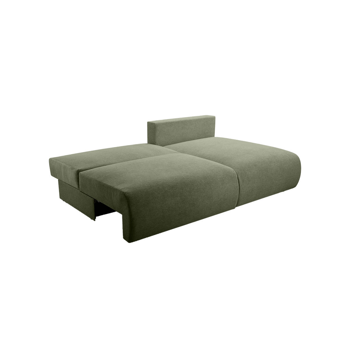 ECKSOFA Ripley mit Schlaffunktion, Olive - Olivgrün, Textil (223/150cm) - Fedve