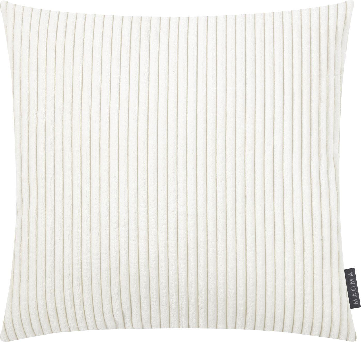 KISSENHÜLLE Shara Cord Look elfenbein - Creme, Textil (45/45cm) - Magma Heimtexx