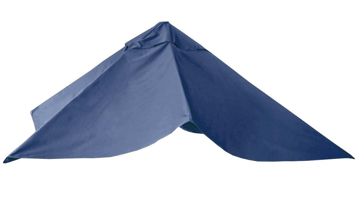 ERSATZ-BEZUG FüR SCHIRM Blau - Blau, Textil (295/395cm) - MCW