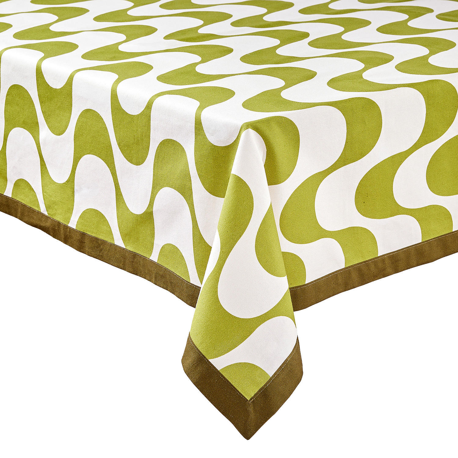 TISCHDECKE Wavy - Beige, Textil (160/160cm) - Butlers