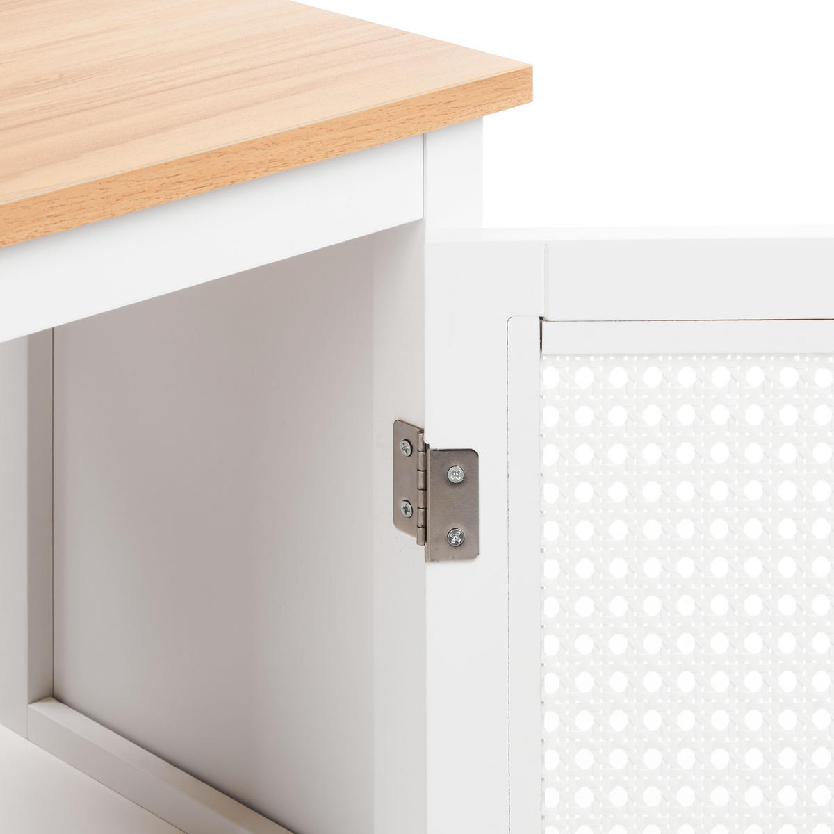 WASCHBECKENUNTERSCHRANK 60 cm Weiß Alamos - Weiß, Holzwerkstoff (60/75/30cm) - Beliani