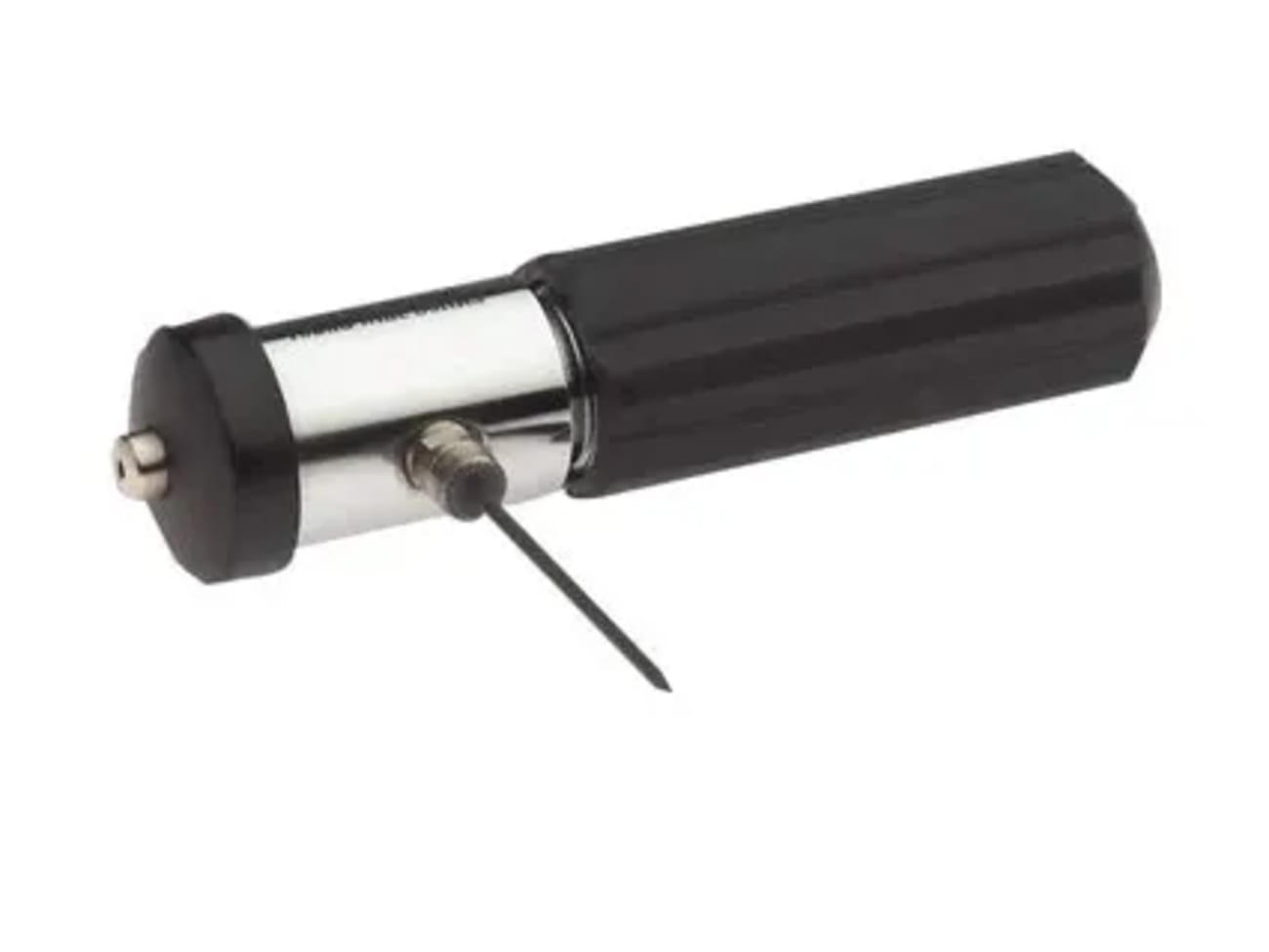 KORKENZIEHER Druckluft, Automatik, für Weinflaschen, ich-zapfe - Alufarben, Metall (18cm) - ich-zapfe