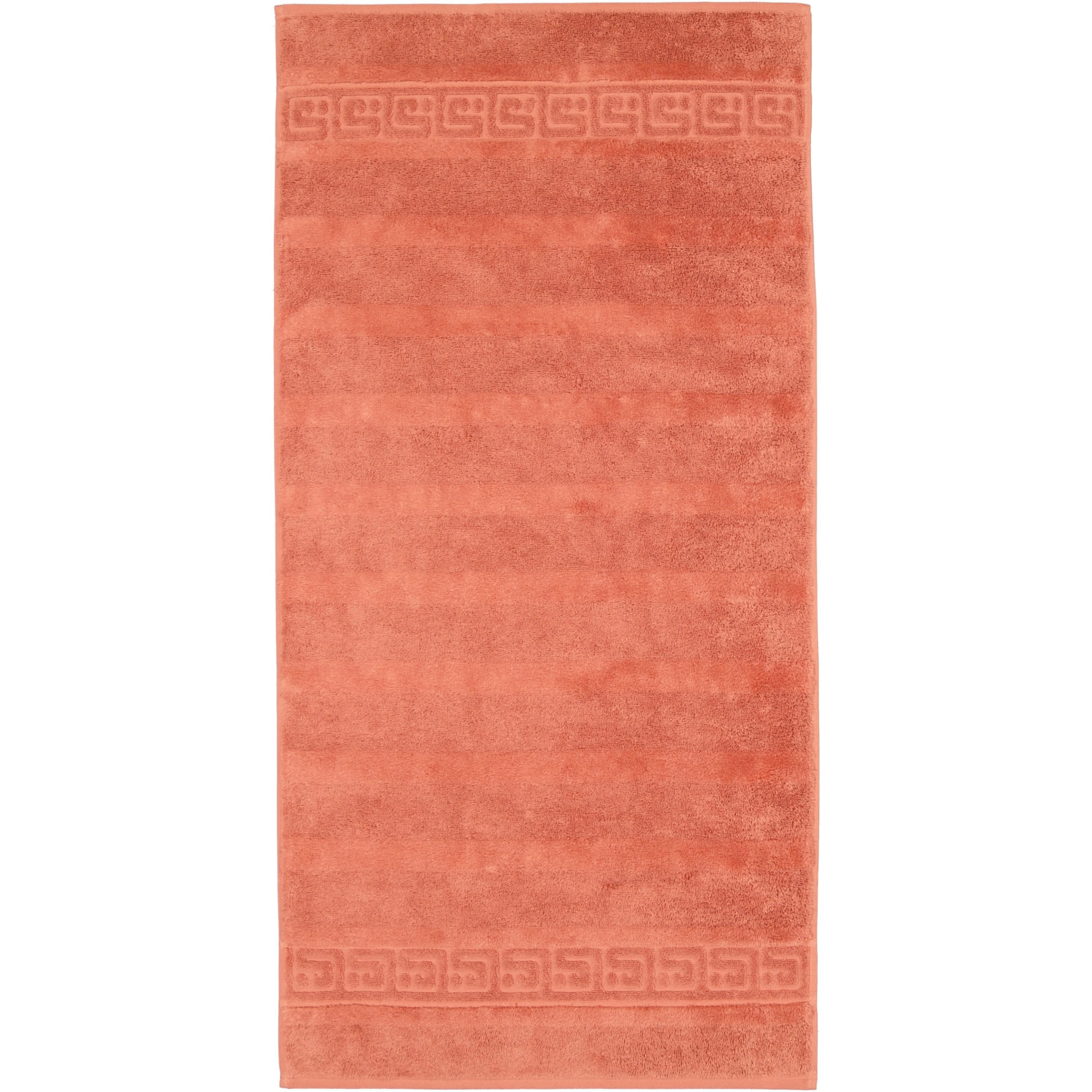 HANDTÜCHER NOBLESSE UNI 1001 BRICK - 387 - Orange, Textil (50/100cm) - Cawoe