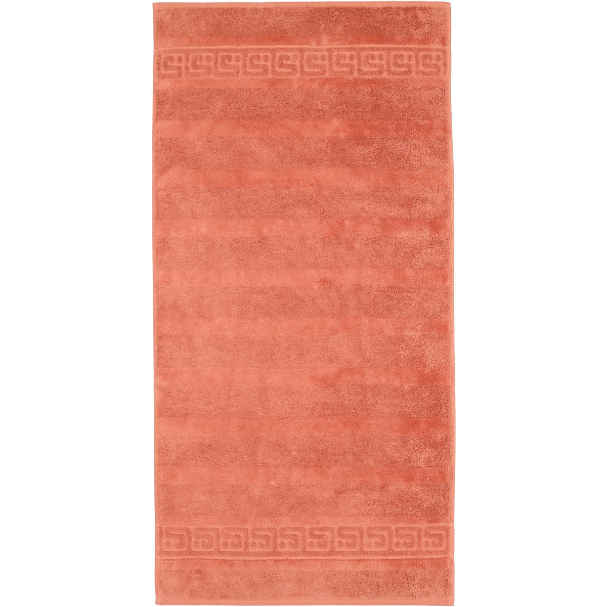 HANDTÜCHER NOBLESSE UNI 1001 BRICK - 387 - Orange, Textil (50/100cm) - Cawoe