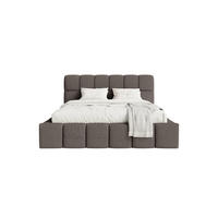 POLSTERBETT Lund 160x200 cm, Braun - Braun, Textil (160/200cm) - Fedve