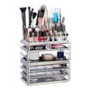 KOSMETIKORGANIZER - Multicolor, Kunststoff (23.5/29/14cm) - Relaxdays