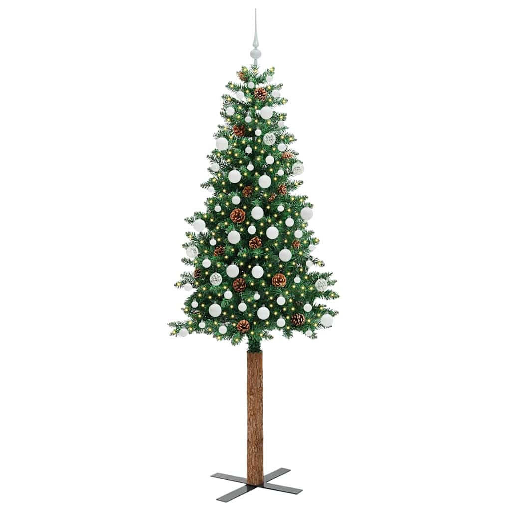 vidaXL Weihnachtsbaum Grün 210 cm