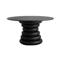 ESSTISCH YALU Schwarz 140x140x77 cm - Schwarz, Holzwerkstoff (140/140/77cm) - FURNLUX