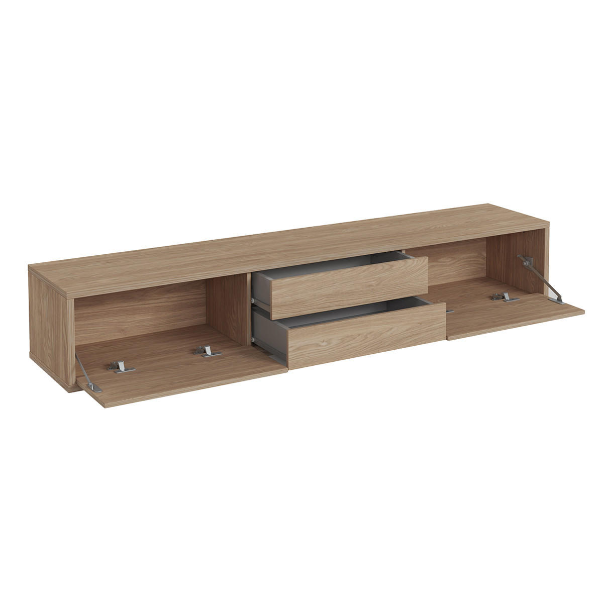 TV-MÖBEL Idra Holz - Braun, Holzwerkstoff (180/32/36cm) - Petits-meubles