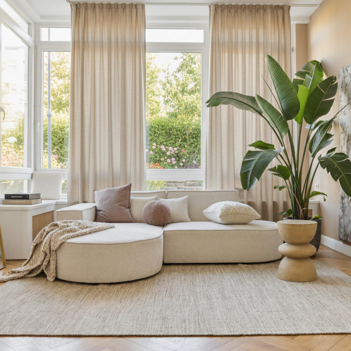 TEPPICH LONI Taupe 170/240 cm - Taupe, Textil (170/240cm) - Tapiso