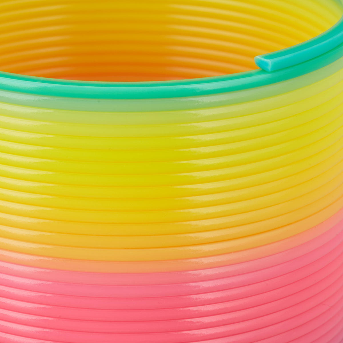 4XREGENBOGENSPIRALE - Multicolor, Kunststoff (8.5/10/8.5cm) - Relaxdays