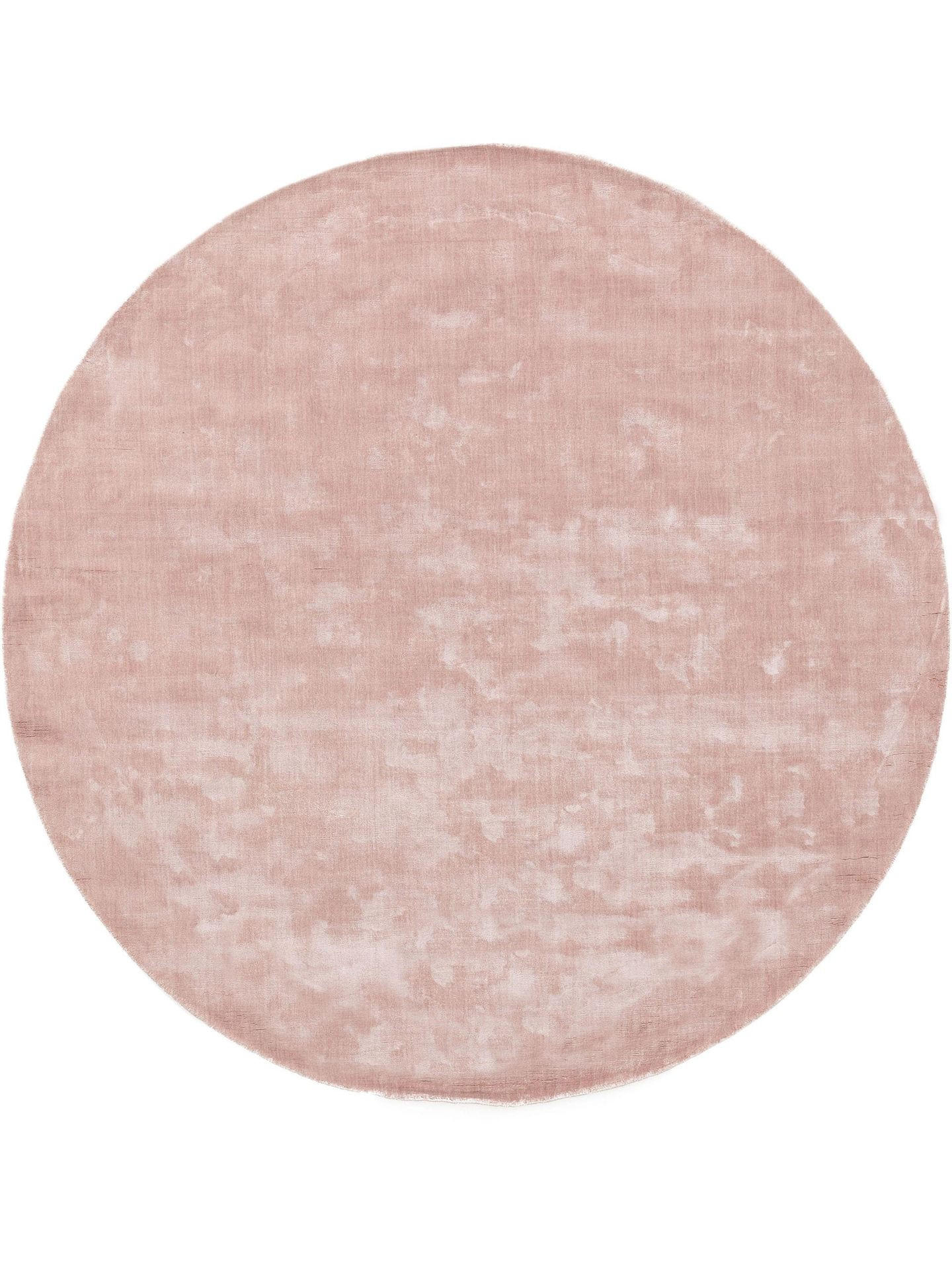 VISKOSETEPPICH rund Nela Rosa ø 160 cm rund - Pink, Textil (160/1cm) - KUNSTLOFT