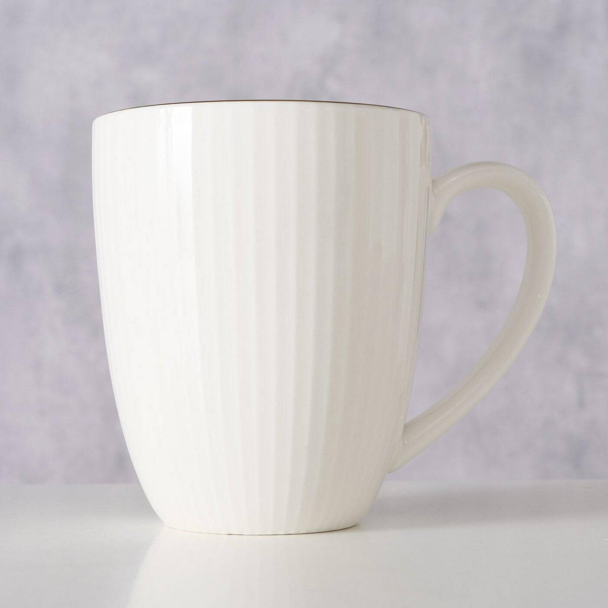 TASSE Kelly 400 ml - Weiß, Keramik (400L) - Boltze Home