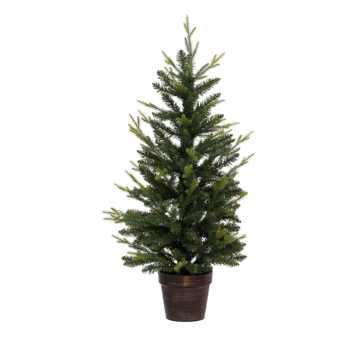 WEIHNACHTSBAUM im Topf 100 cm - Grün, Kunststoff (51/100cm) - Fééric Lights and Christmas