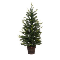 WEIHNACHTSBAUM im Topf 100 cm - Grün, Kunststoff (51/100cm) - Fééric Lights and Christmas