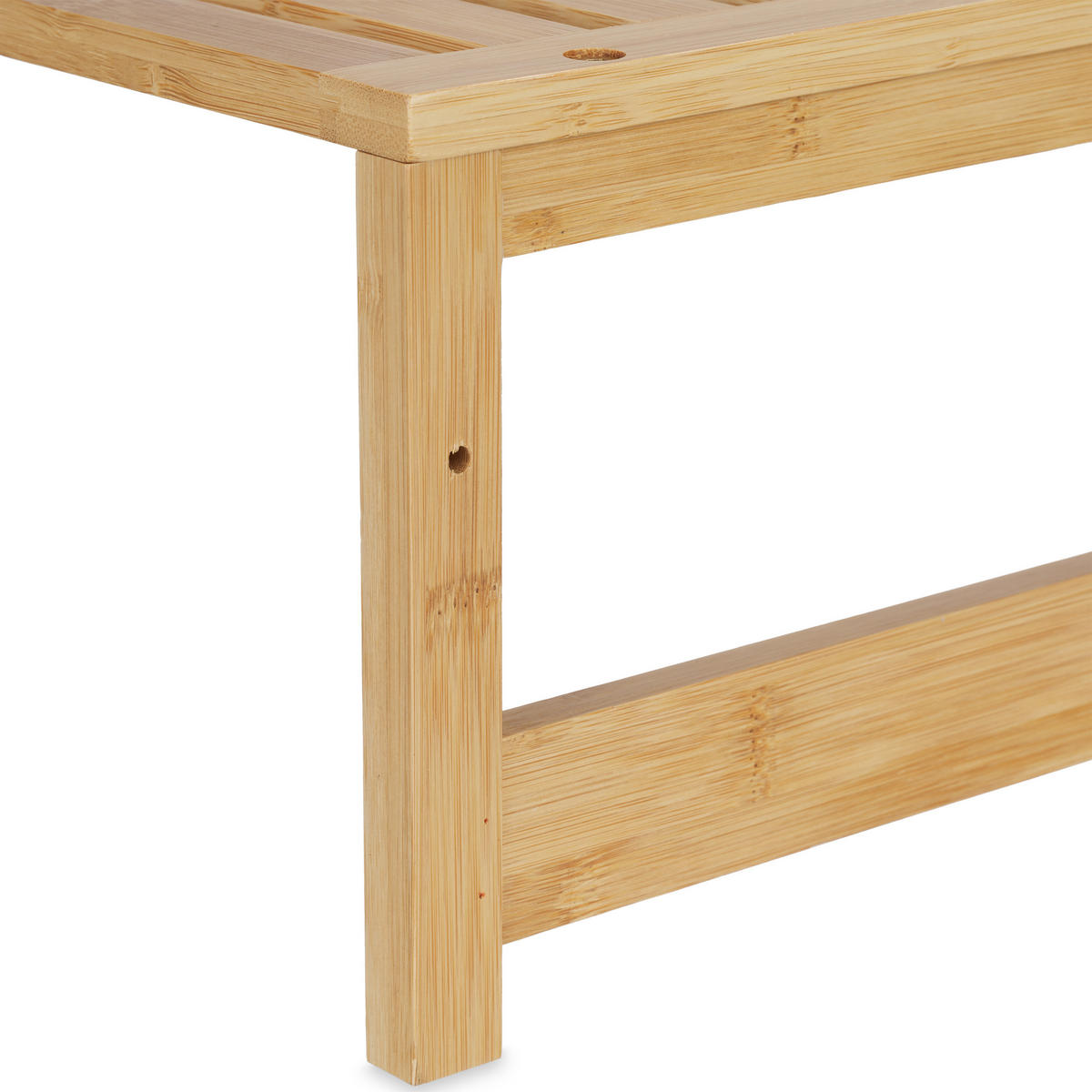 WANDREGAL - Hellbraun, Holz/Metall (37.5/18/16cm) - Relaxdays