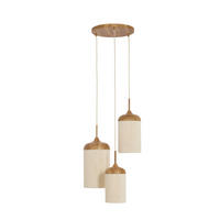 HÄNGELAMPE Danialo - Braun - 35/35/32 cm - Braun, Metall (35/35/32cm) - Light & Living