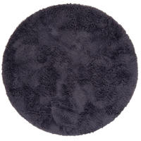 HOCHFLOR SHAGGY TEPPICH FLUFFY RUND - Anthrazit, Textil (120/120cm) - Pergamon