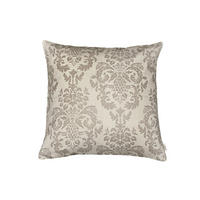 KISSENNHÜLLE Epoche linen-taupe 40/40 cm - Ecru, Textil (40/40cm) - beties Heimtextil