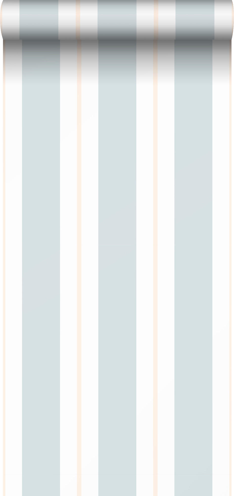 TAPETE Streifen 53 cm x 10 m - Blau, Papier (53/1000cm) - Sanders & Sanders