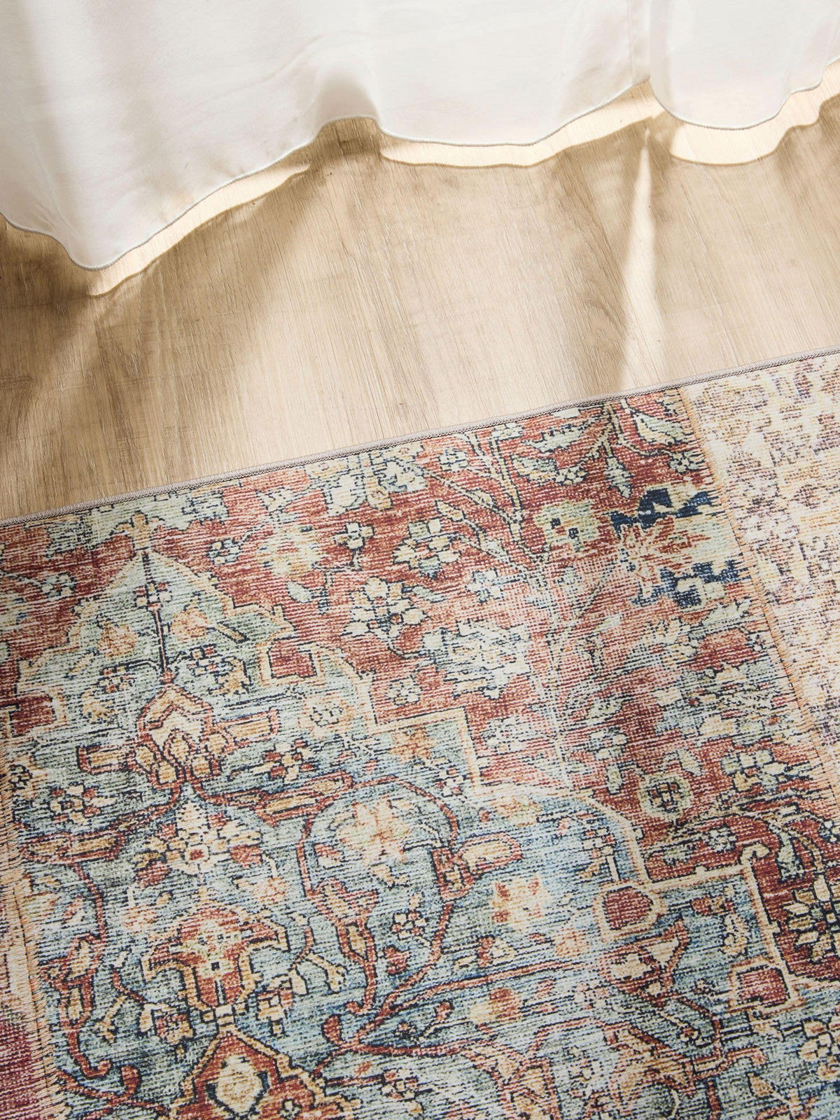 VINTAGE-TEPPICH George waschbar 80x150 cm - Multicolor/Braun, Kunststoff (80/150cm) - benuta